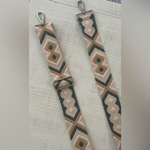 Geometric Patterned Bag Strap